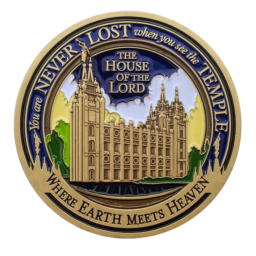 Salt Lake Utah Temple Medallion Coin