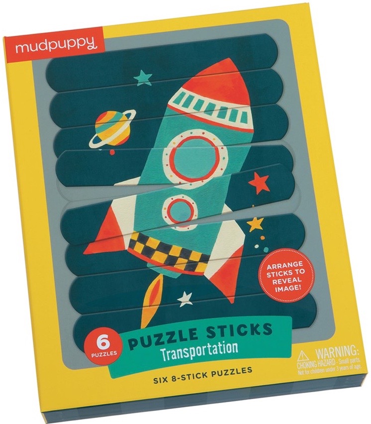 Transportation Puzzle Sticks, , large