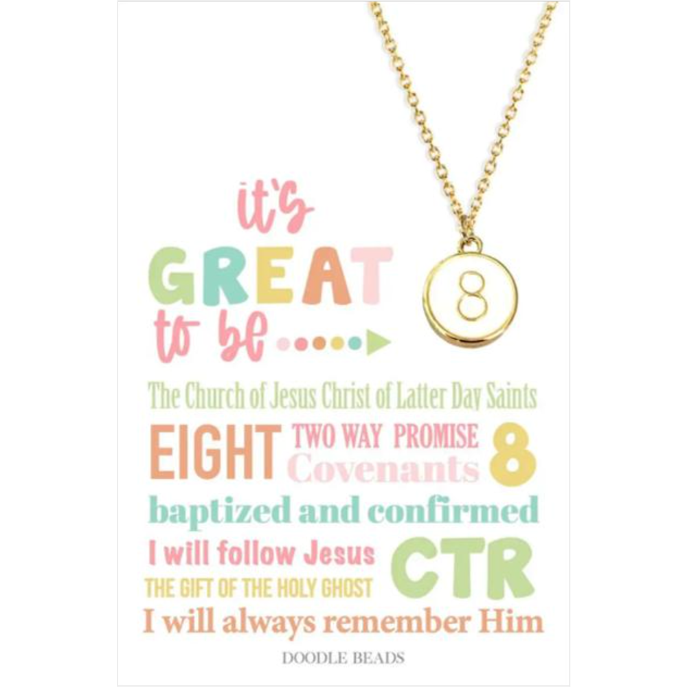 It's Great to Be 8 Necklace, , large