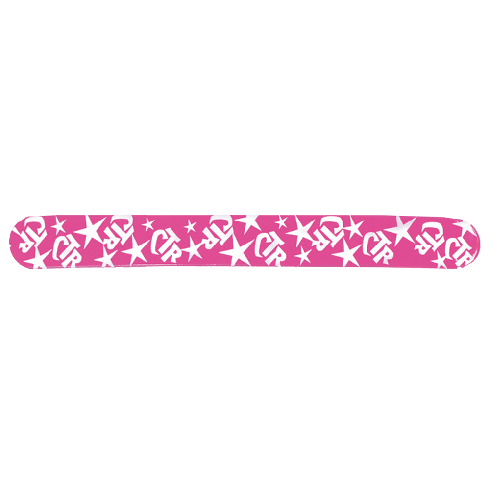 Pink Stars CTR Slap Bracelet