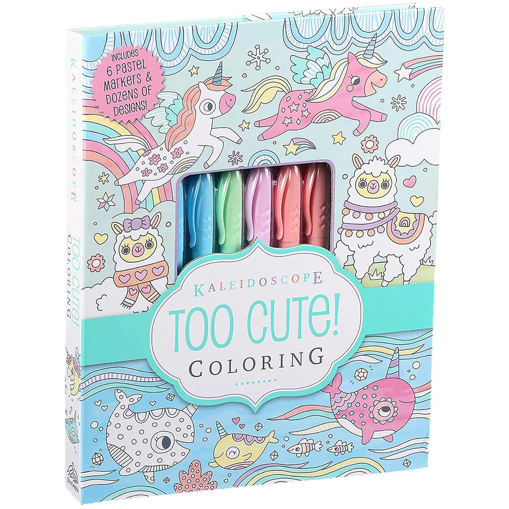 Kaleidoscope Too Cute Coloring, , large image number 4