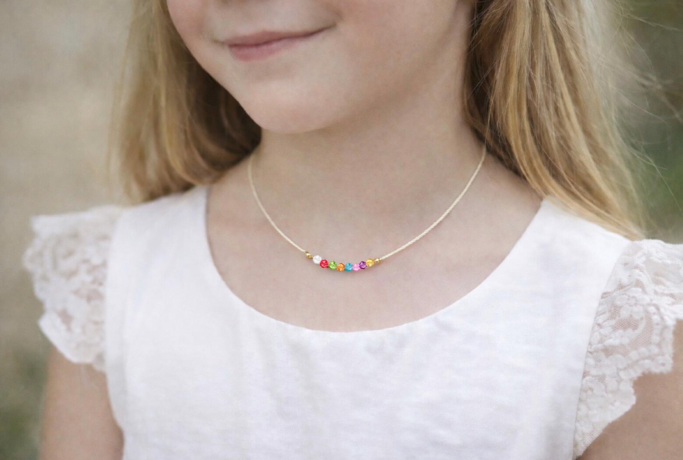 Always Remember Baptismal Covenants Beaded Necklace, , large image number 5