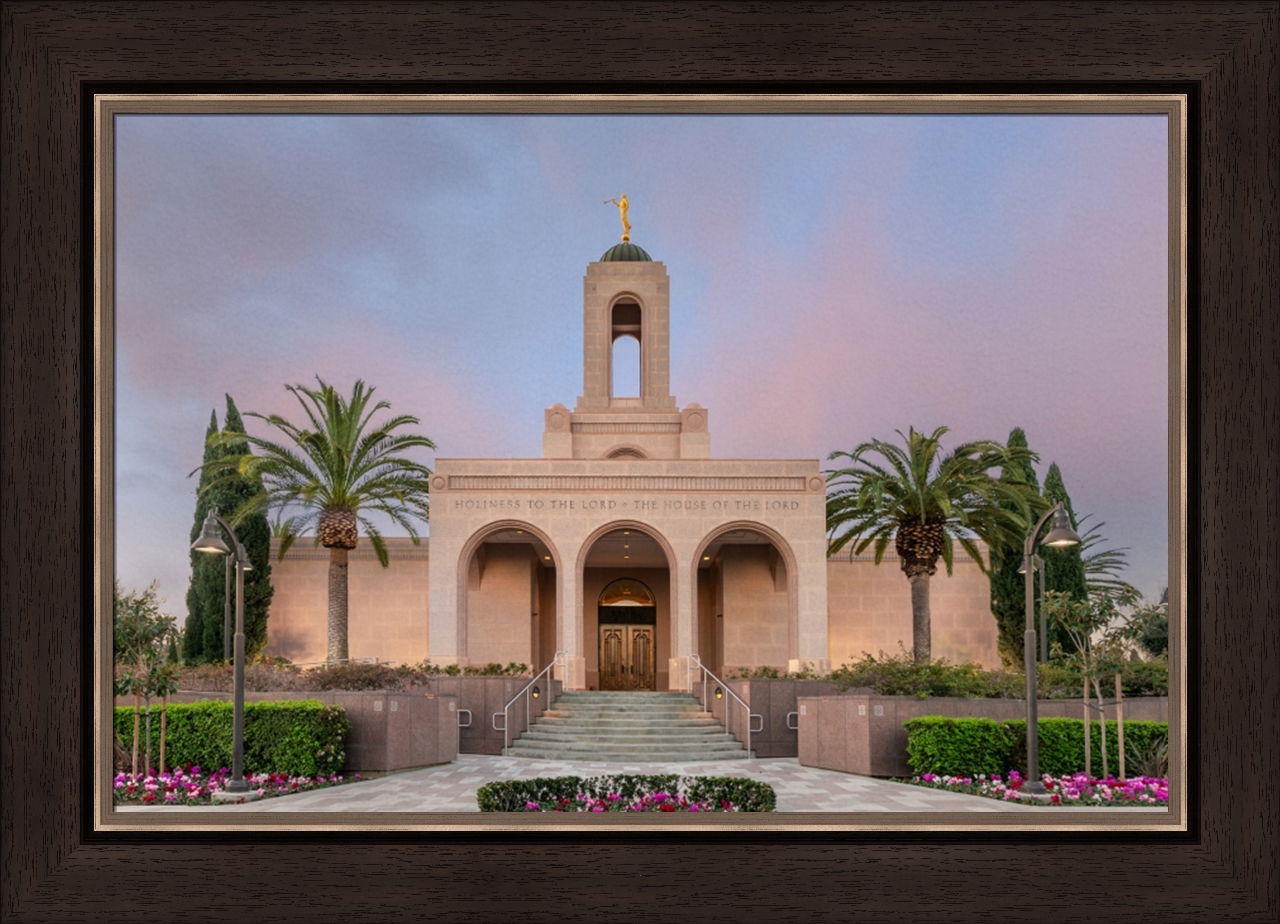 House of Peace: Newport Temple (27x35 Framed Art)