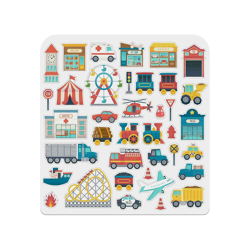 In the City Reusable Sticker Book, , large