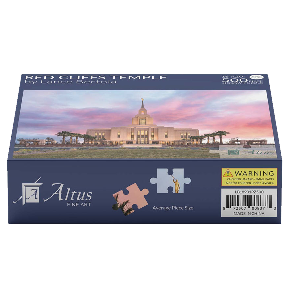Red Cliffs Temple 500 Piece Puzzle, , large image number 2