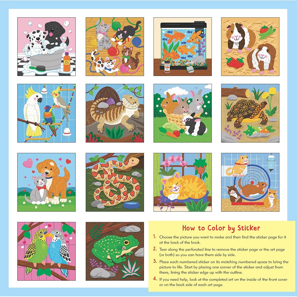 My First Color-by-Sticker Book Pets, , large image number 11