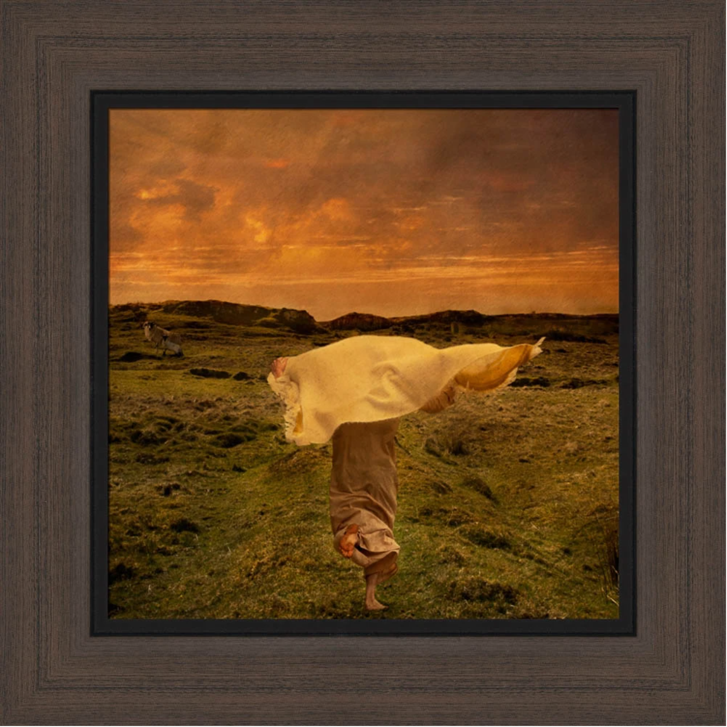 Racing to an Empty Tomb (17x17 Framed Art)