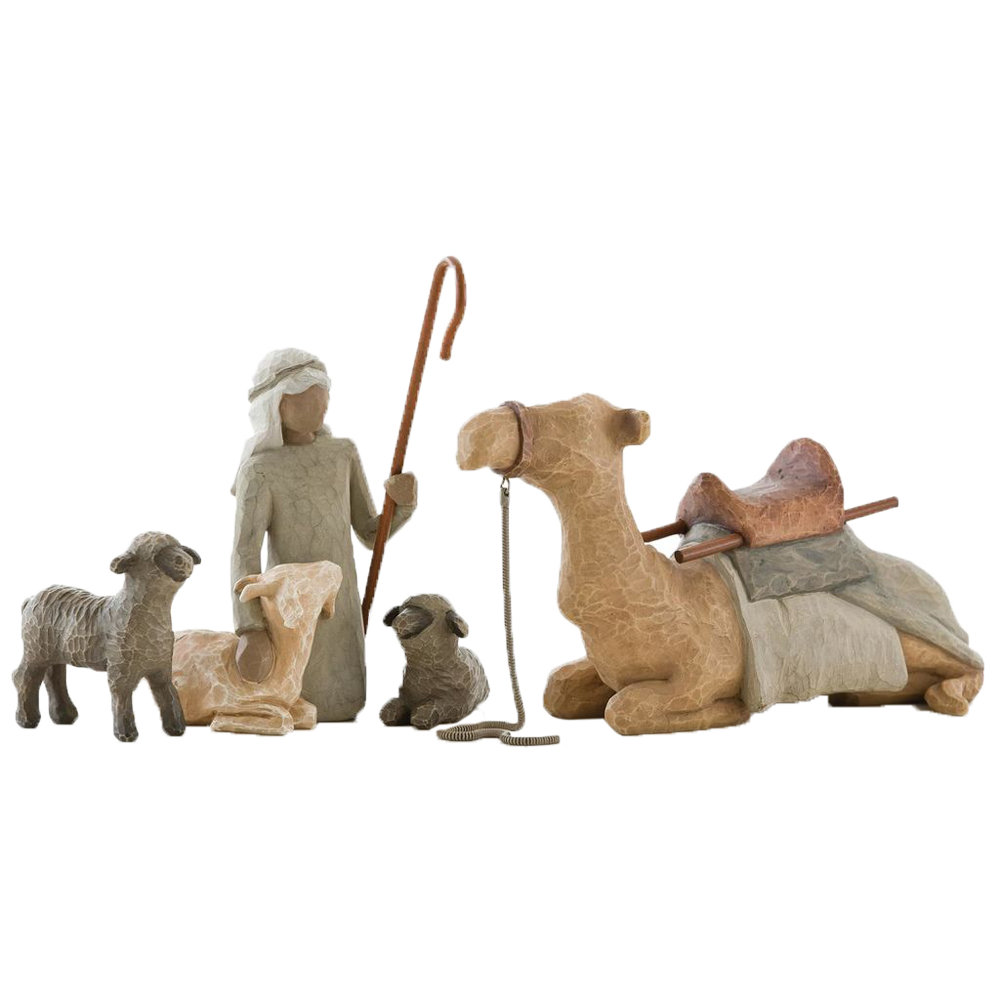 Willow Tree Shepherd Resin Nativity Figurines, , large image number 0