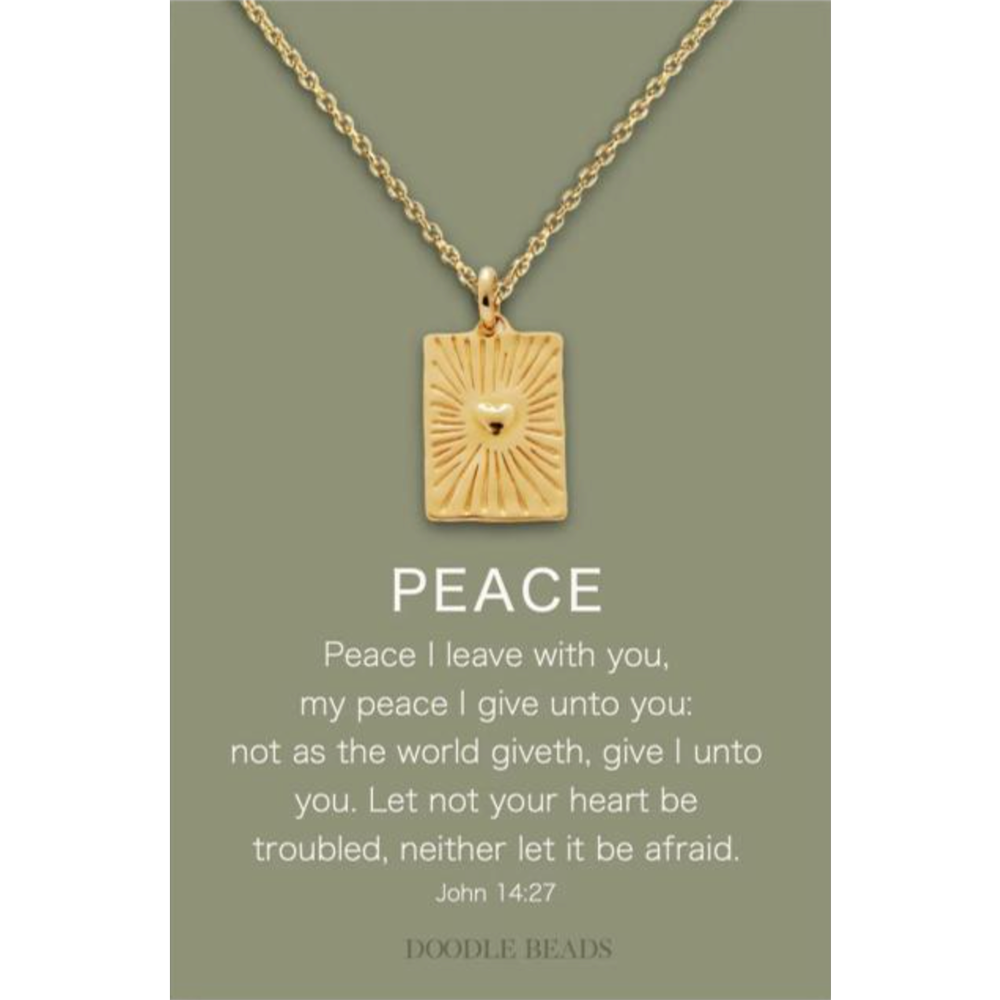 Peace Be Unto You Necklace, , large