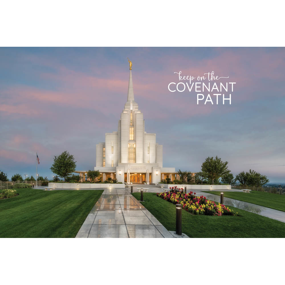 Rexburg Idaho Temple Repositionable Poster