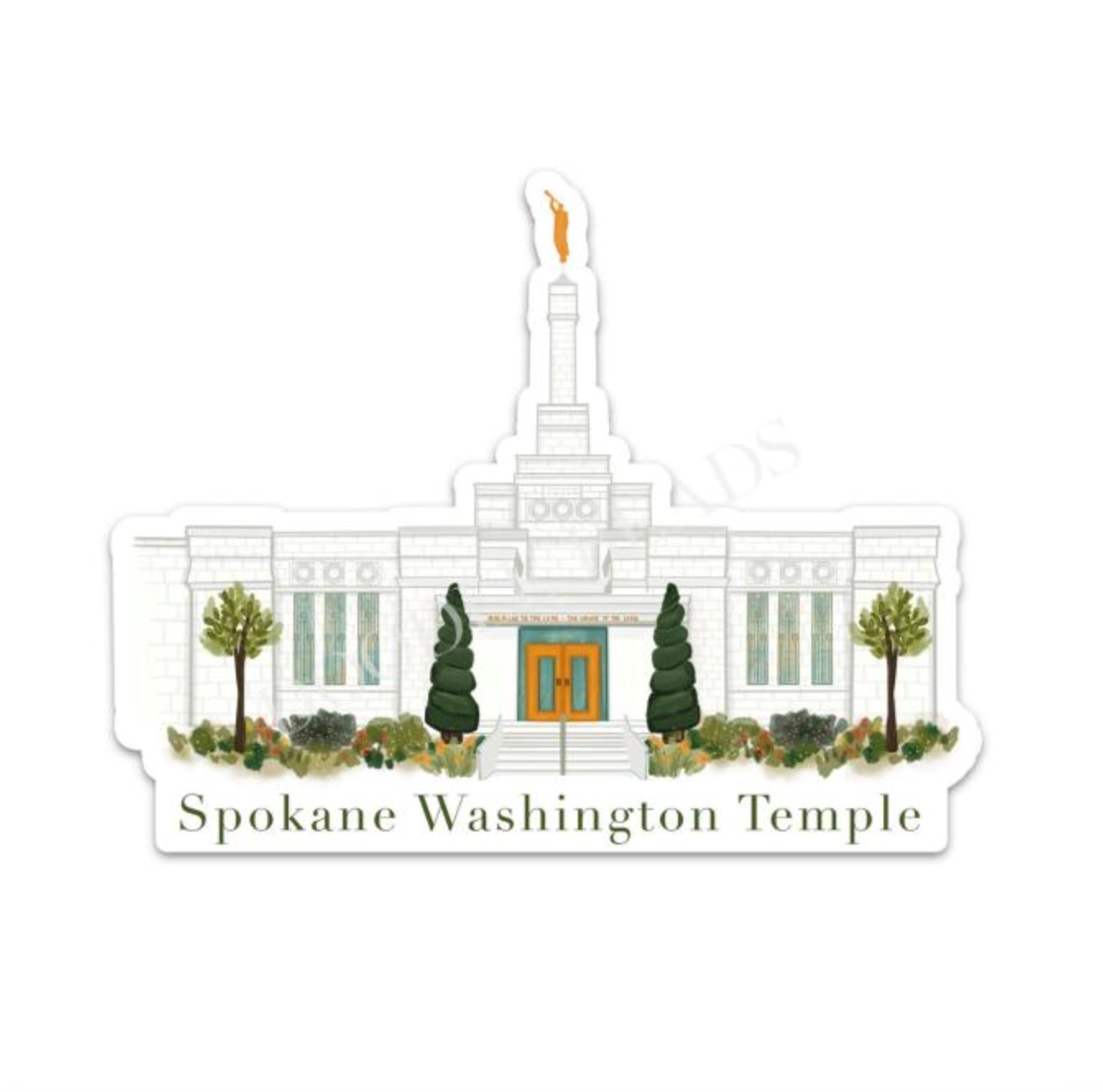 Spokane Washington Temple Sticker