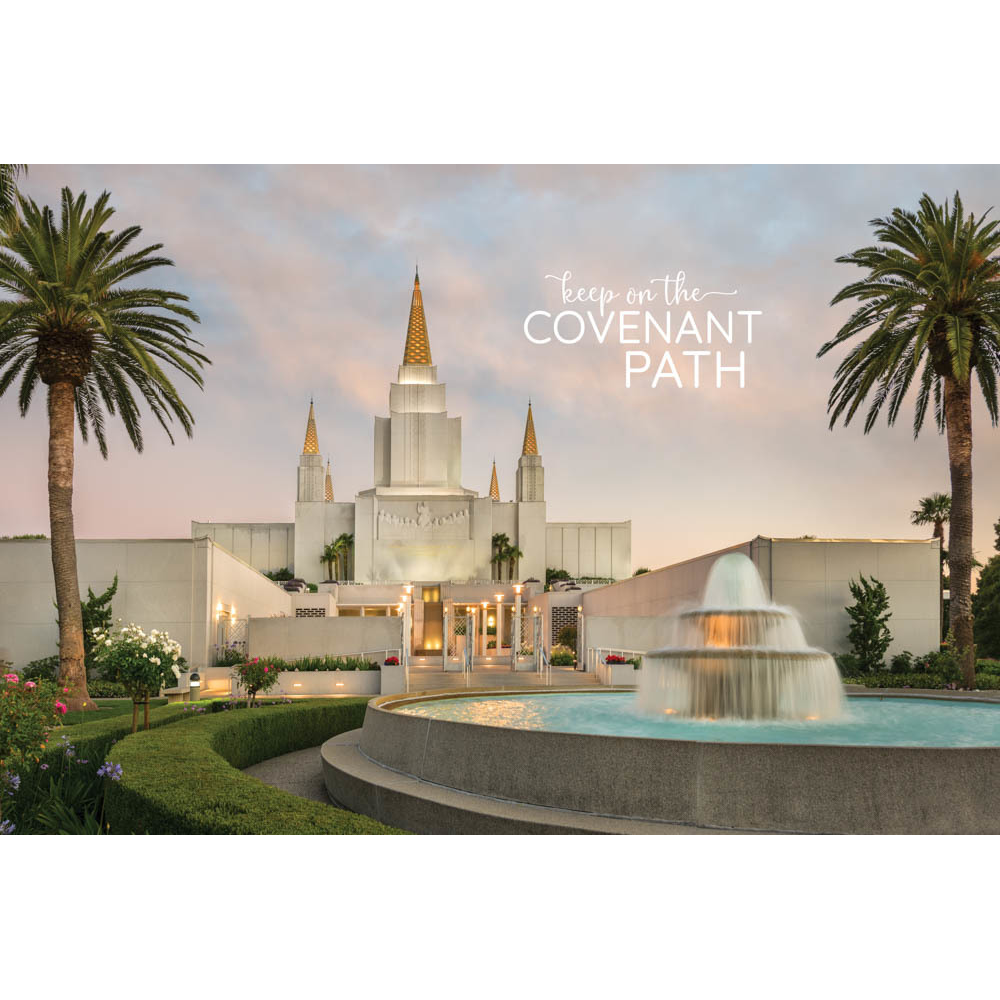 Oakland California Temple Repositionable Poster