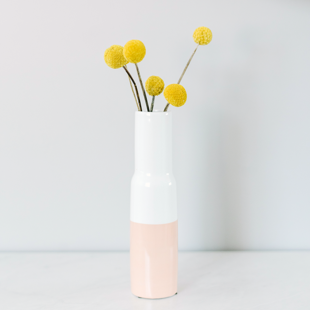 Pink Ceramic Vase, , large