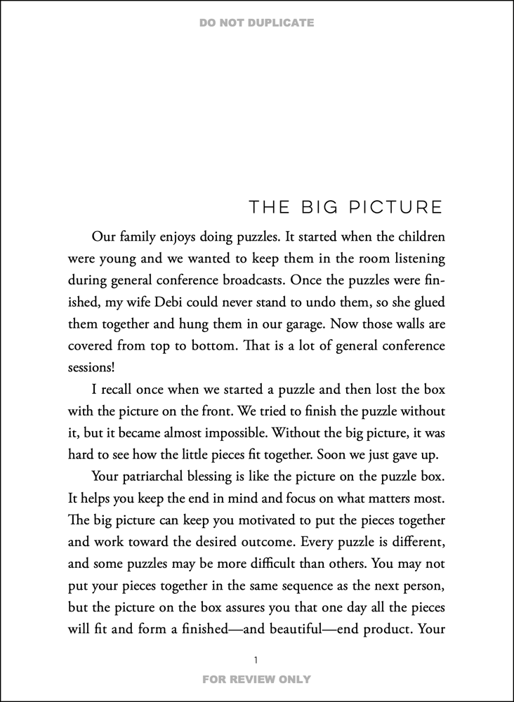 Your Patriarchal Blessing, , large
